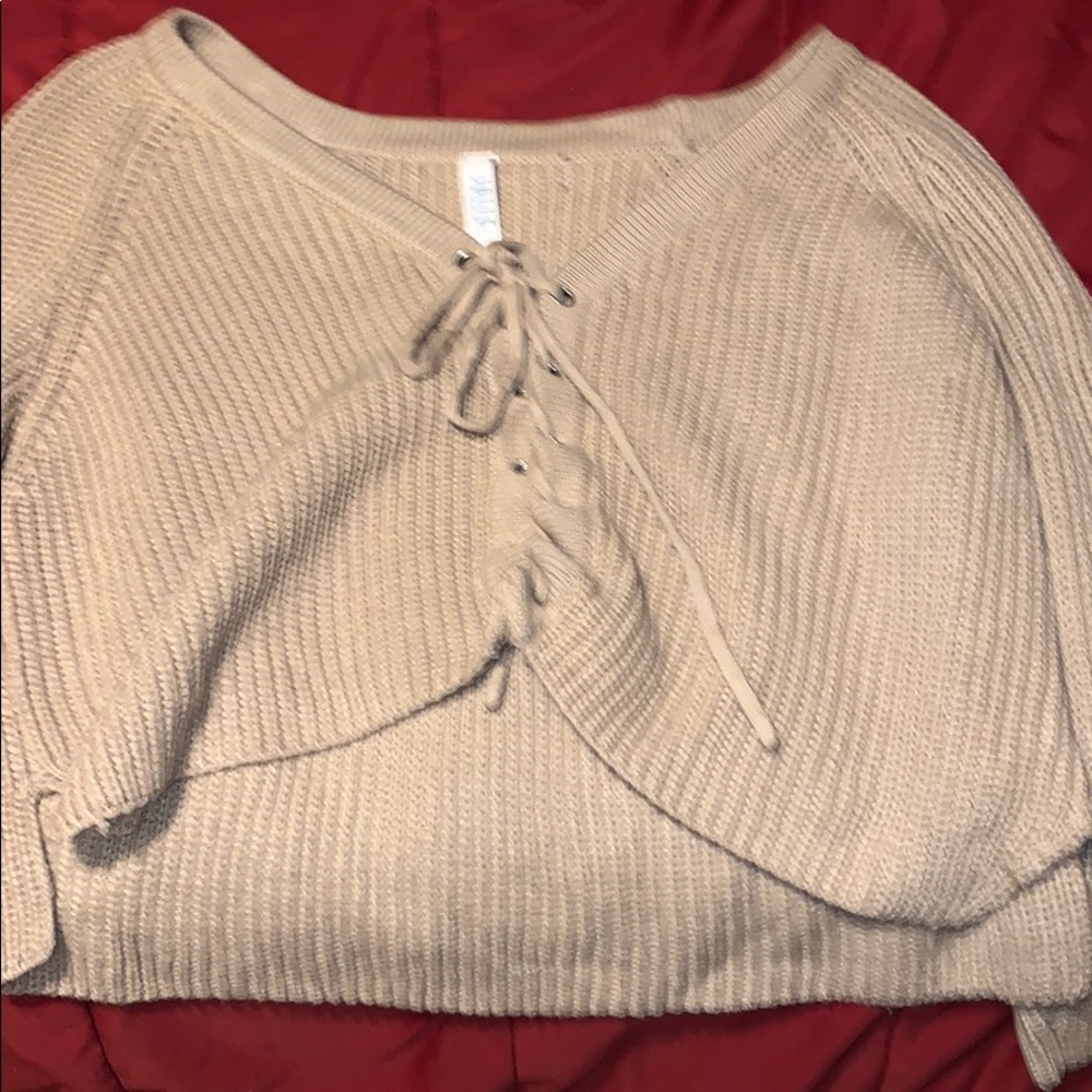 Cropped sweater